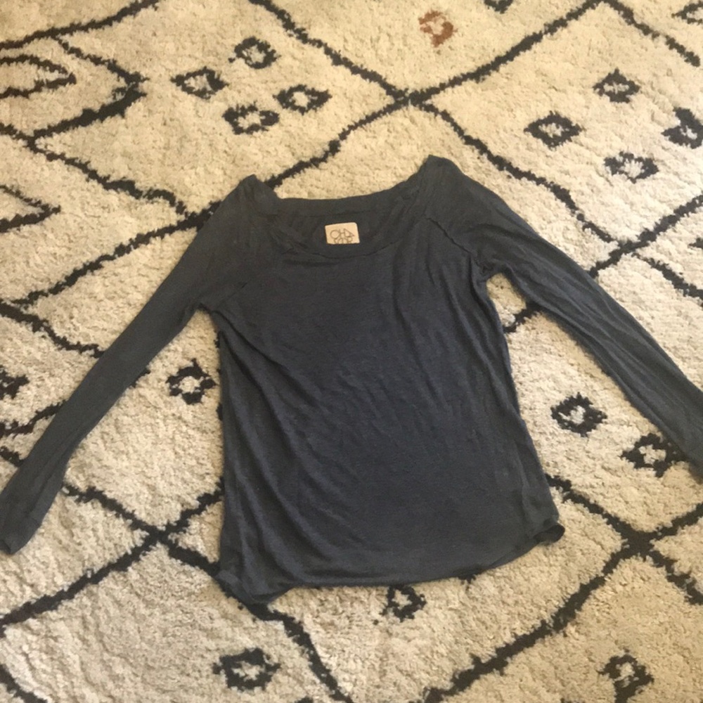 Chaser size small see thru Grey long sleeve top